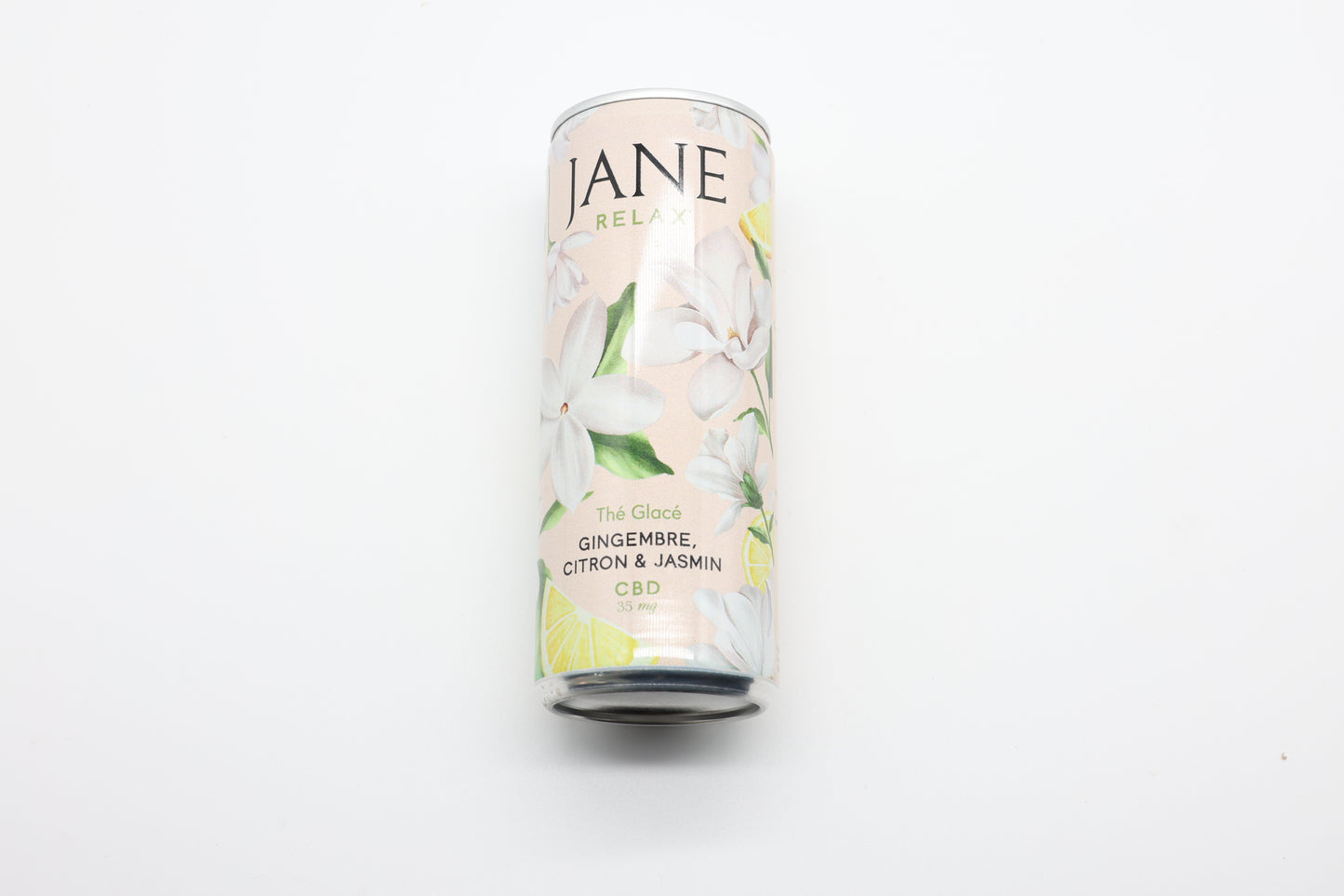 Jane – Thé Glacé Citron Gingembre Jasmin au CBD (33cl)