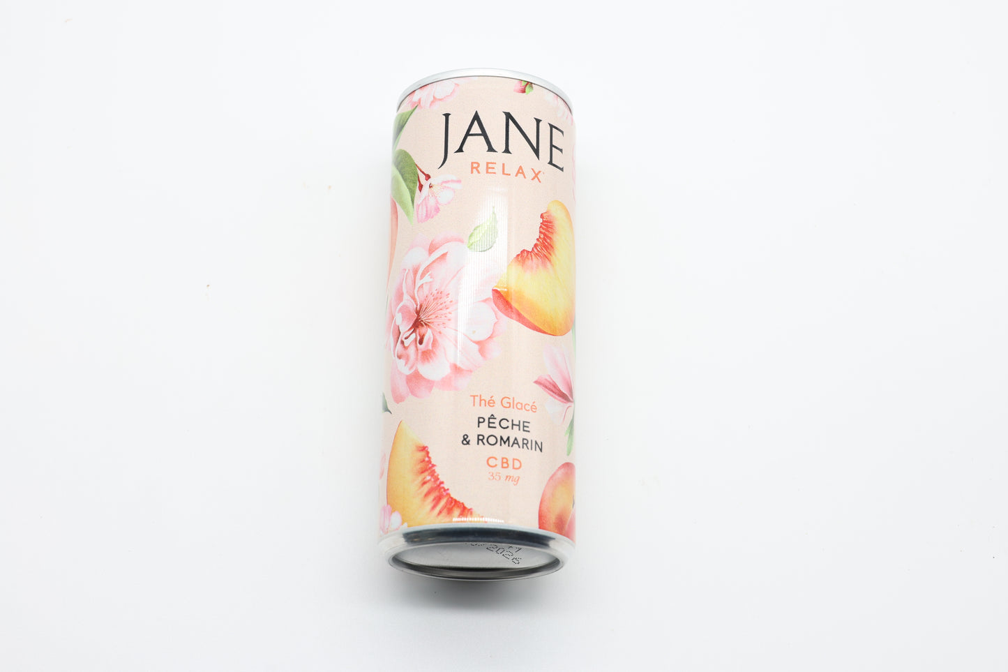 Jane – Thé Glacé Pêche Romarin au CBD (33cl)