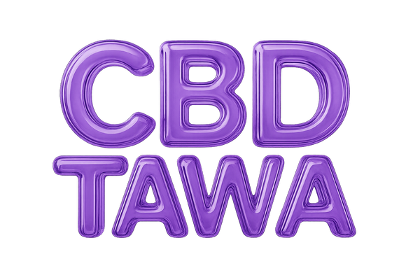 Logo CBD TAWA en violet